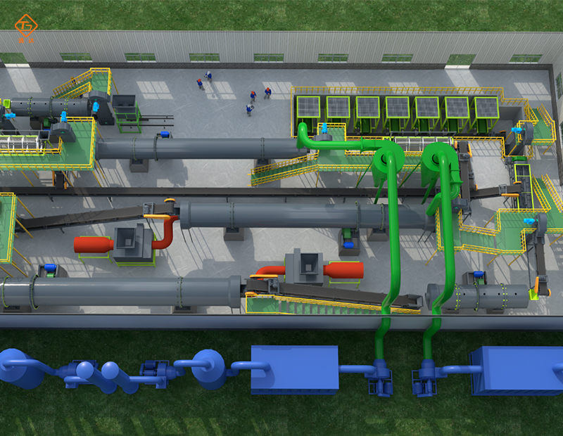 氮磷鉀復(fù)合肥生產(chǎn)線